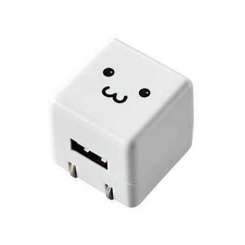 ELECOM AVA-ACUAN007WF オーディオ用AC充電器 CUBE 1A出力 USB1ポート ホワイトフェイス ELECOM AVA-ACUAN007WF オーディオ用AC充電器 CUBE 1A出力 USB1ポート ホワイトフェイス