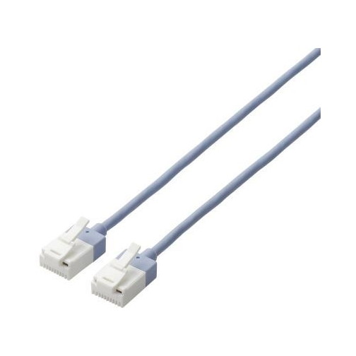 楽天XPRICE楽天市場店LANケーブル Cat6A スーパースリム ツメが折れない ブルー 10Gbps オンライン学習 小学生 中学生