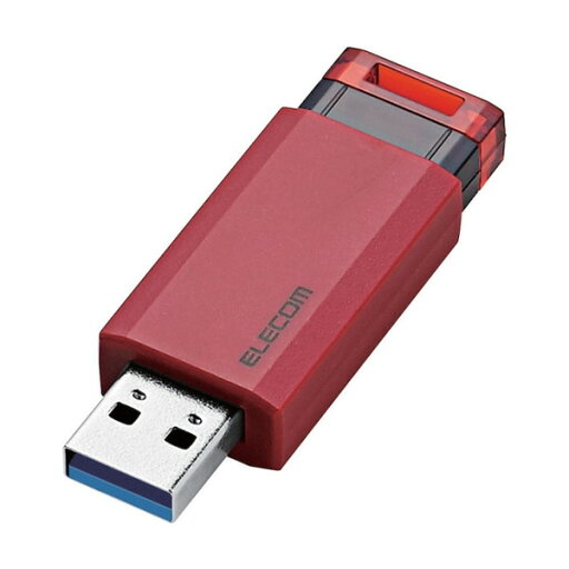 ELECOM MF-PKU3064GRD USBメモリー USB3.1(Gen1)対応 ノック式 オートリターン機能付 64GB レッド メーカー直送 ELECOM MF-PKU3064GRD USBメモリー USB3.1(Gen1)対応 ノック式 オートリターン機能付 64GB レッド メーカー直送