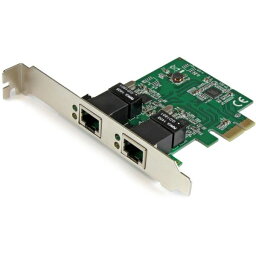 StarTech ST1000SPEXD4 [ギガビットイーサネット x2 PCIe NIC LANカード] メーカー直送