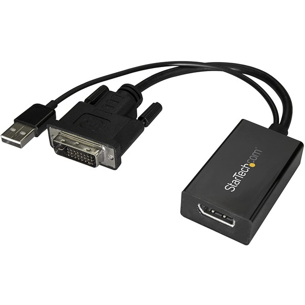 StarTech DVI2DP2 [DVI - DisplayPort 変換ディスプレイアダプタ USBバスパワー対応 1920×1200]