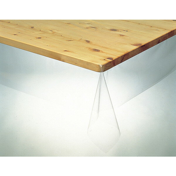 明和グラビア 5238bd-865092 KMGK-4515 3点機能付透明テーブルカバー 120cm×150cm×0.45mm 透明 [120cm×..