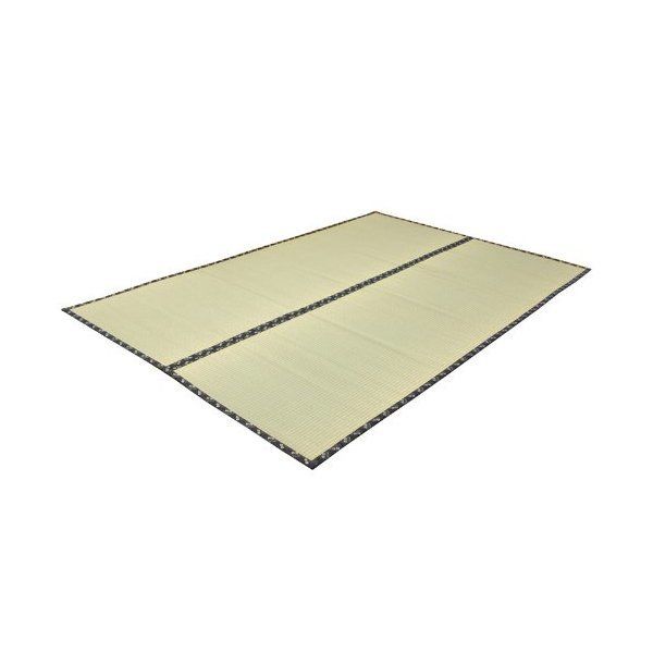 イケヒコ・コーポレーション 1010080012802 純国産 糸引織 い草上敷 「梅花」 江戸間8畳(約352×352cm) ..