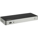 StarTech DK30CHDDPPD ubN&Vo[[USB Type-ChbLOXe[V fA4Kj^[Ή 60W USB Power Delivery SDJ[h[_[]