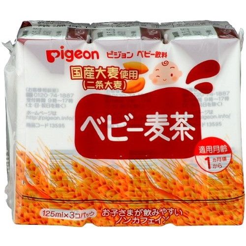 ピジョン ベビー麦茶 125ml×3P