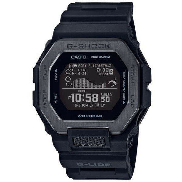 腕時計 時計 CASIO カシオ G-SHOCK メンズ G-LIDE GBX-100NS-1JF Gショック GSHOCK ジーショック ジーライド クォーツ ウォッチ 黒 ブラック サーファー 誕生日 新生活 父の日 プレゼント ギフト 贈り物 GBX100NS1JF