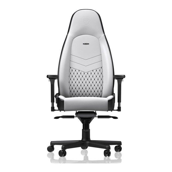 谷Źnoblechairs ߥ󥰥 ۥ磻 ICON Premium White ǥ ե NBL-ICN-PU-WBK-SGL ץߥۥ磻 PU쥶 Υȡ 磻ɺ ƥ  PC Ĺֺ eݡ 1ǯݾ ñȤΩ...