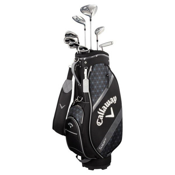 キャロウェイ(Callaway) SOLAIRE(ソレイル) レディースパッケージセット ブラック 8本セット (W 1 W 5 6H I 7 I 9 PW SW PT) カーボンシャフト 【日本正規品】