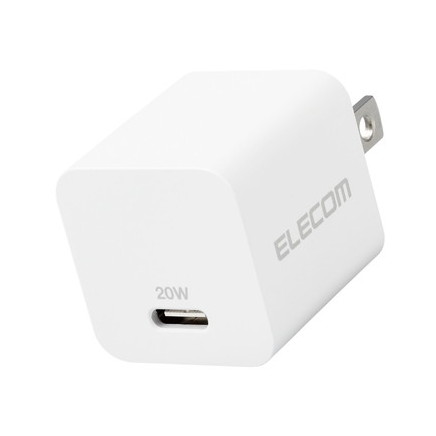 ELECOM MPA-ACCP28WH zCg [USB[d USB Power Delivery/20W/USB-C1|[g]