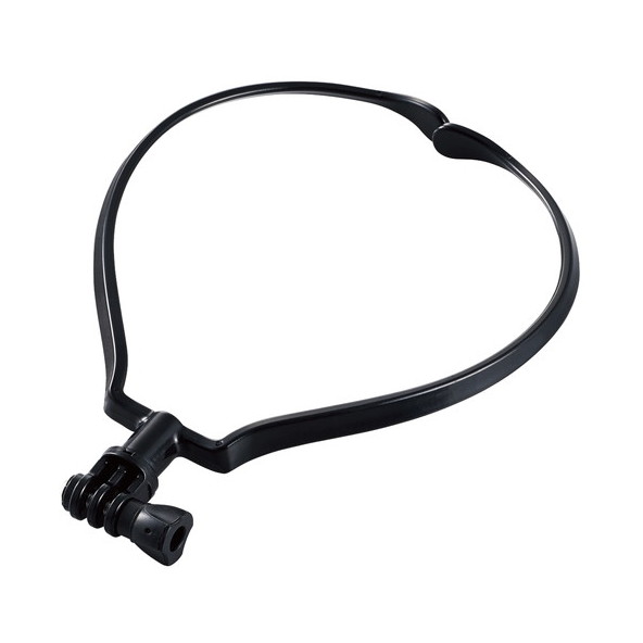 ELECOM AC-MBNE01BK ブラック [アクションカメラ用ネックレス式マウント]
