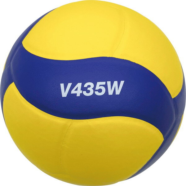MIKASA V435W バレー4号 練習球 貼 黄/青