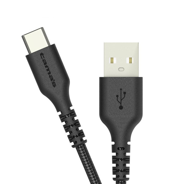 多摩電子工業 TH269CAT10K USB-A to Type-Cケーブル ソフトタフ 1.0m