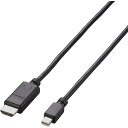 ELECOM AD-MDPHDMI30BK ubN [ Mini DisplayPort-HDMIϊP[u 3.0m ] [J[