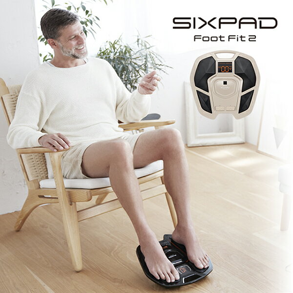 【正規販売店】 シックスパッド フットフィット2 SIXPAD Foot Fit 2 Beige MTG SP-FF2310FAA ベージュ 足 筋力トレーニング EMSトレーニングギア