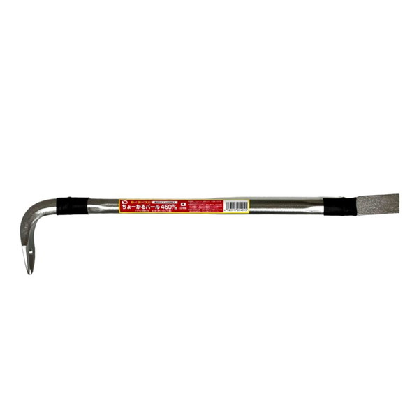 バクマ工業 ちょーかるバール ゴム巻 450mm 大工道具 バール