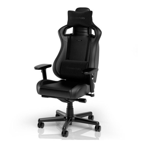 【正規取扱店】noblechairs ゲーミングチェア EPIC COMPACT ブラック デスクチェア オフィスチェア エピックコンパクト NBL-ECC-PU-BLA 黒 PUレザー ワイド座面 テレワーク 在宅 PC作業 長時間作業 eスポーツ 1年保証 レビューCP1000 福袋 ハッピーバッグ