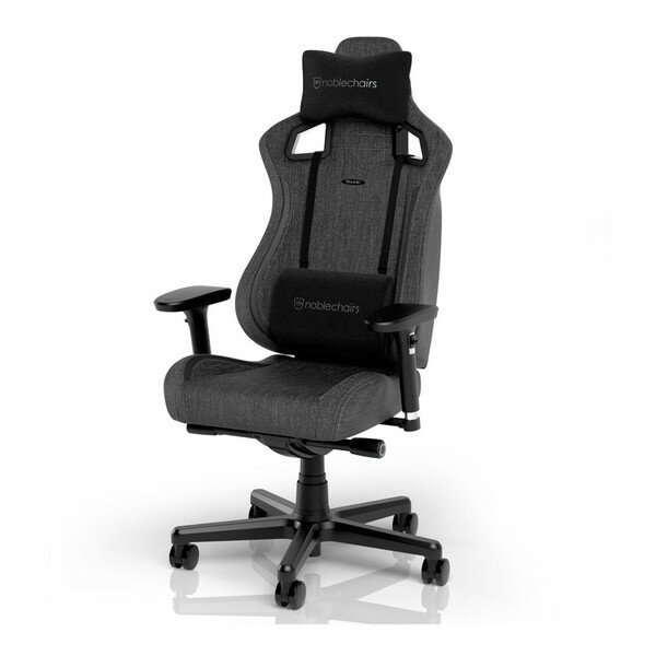 【正規取扱店】noblechairs ゲーミングチェア グレー チャコールグレー EPIC COMPACT-TX ファブリックモデル NBL-ECC-TX-ATC ワイド座面 テレワーク 在宅 PC作業 長時間作業 eスポーツ 1年保証 簡単組み立て レビューCP1000