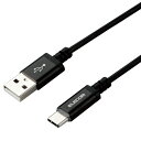 ELECOM MPA-ACT12BK タイプC ケーブル USB A to USB Type C タッチで光る LEDライト付き 1.2m Xperia Galaxy AQUOS OPPO Android など ..