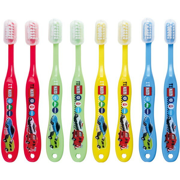 スケーター TB5SE トミカ 歯ブラシ 園児用 3-5才 普通 8本入 14cm
