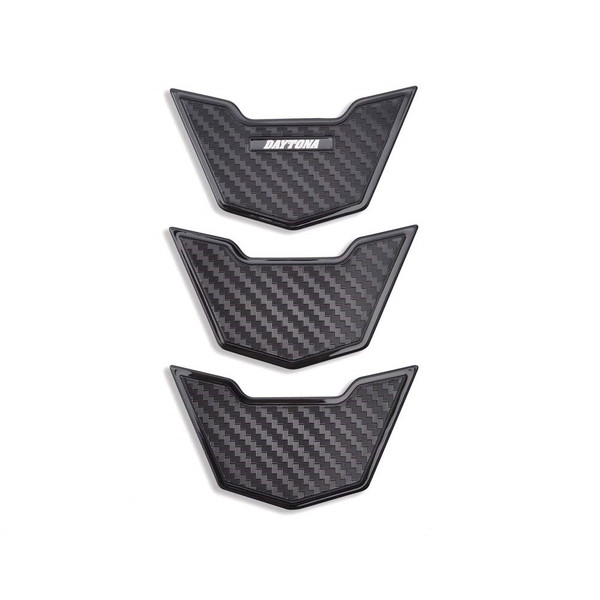 デイトナ D98466 [ タンクパッド(軟質エンブレム) カーボンルック 3ピース ]