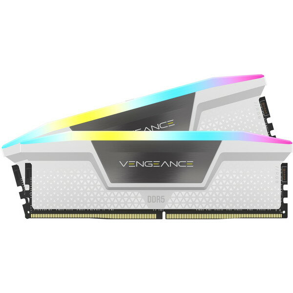 Corsair CMH32GX5M2B5200C40W DDR5 5200MHz 32GB(16GBx2) UDIMM 40-40-40-77 XMP 3.0 VENGEANCE RGB DDR5 White 1.25V [W[]