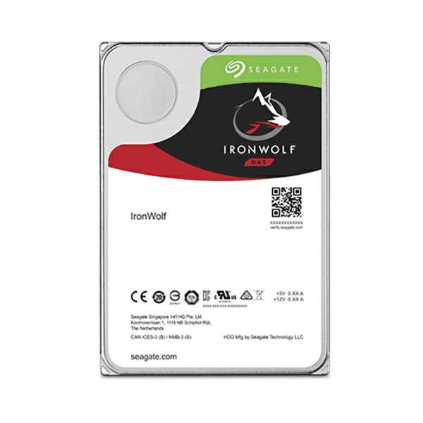 Seagate ST6000VN001 3.5インチ内蔵HDD (6TB SATA接続 IronWolf(NAS用)) メーカー直送