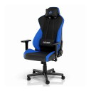 【正規取扱店】noblechairs ゲーミングチェア ブルー Nitro Concepts デスクチェア オフィスチェア NC-S300PRO-BB 青 日本人向け ミドルモデル ファブリック リクライニング ワイド座面 テレワーク 在宅 PC作業 長時間作業 eスポーツ 1年保証 簡単組み立て レビューCP1000