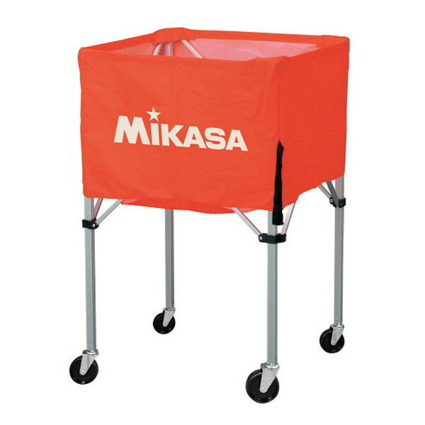 MIKASA BC-SP-HL O ボールカゴ3点セット (フレーム・幕体・キャリーケース) オレンジ