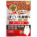 いなばペットフード キャットフード ドライ CIAO すごい乳酸菌 クランキー ドライフード 猫用 200g 国産 カリカリ おためしパック まぐろ節味 エクプラ特選