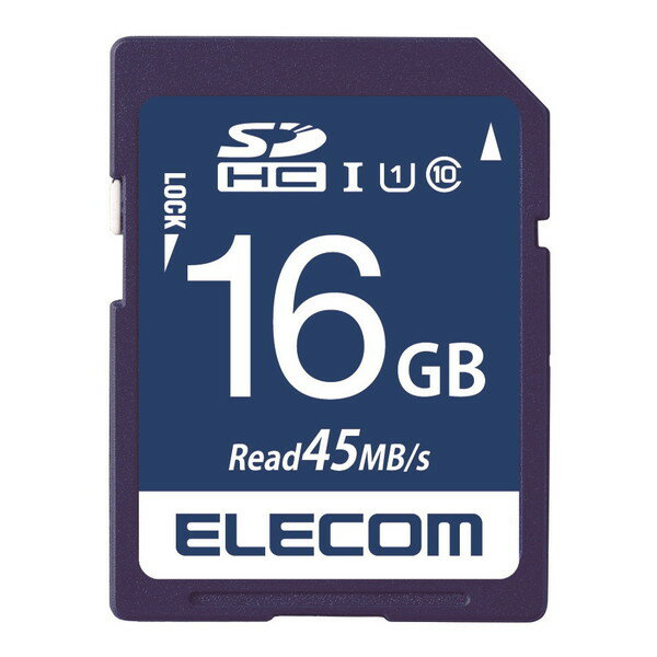 楽天XPRICE楽天市場店ELECOM MF-FS016GU11R SDHCカード データ復旧サービス付 UHS-I U1 45MB s 16GB