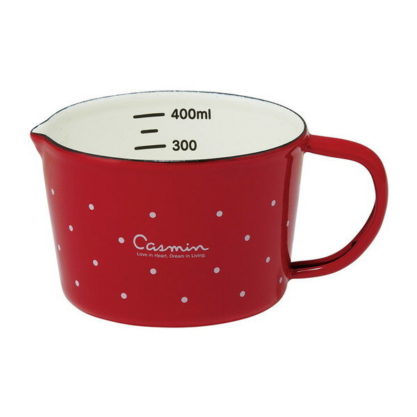 スケーター ENMC5 キャスミン(レッド) [ホーロー メジャーカップ]のサムネイル