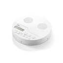 ELECOM LCP-PAPS02WH ホワイト ポータブルCDプレーヤー