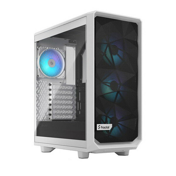 Fractal Design FD-C-MES2C-08 Meshify 2 Compact RGB White TG Clear Tint [ミドルタワー型PCケース]