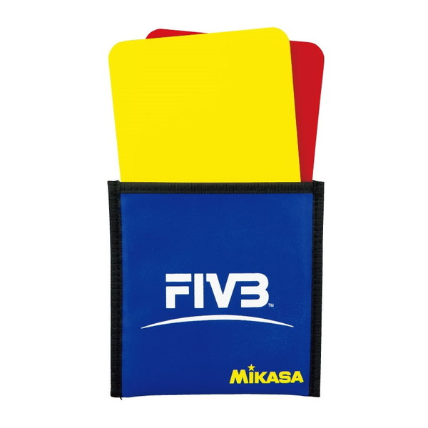 MIKASA VK 警告カード 赤/黄