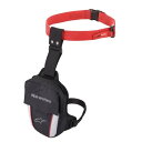 alpinestars ACCESS THIGH BAG 132 BLACK RED WHITE O/S アクセスサイバッグ