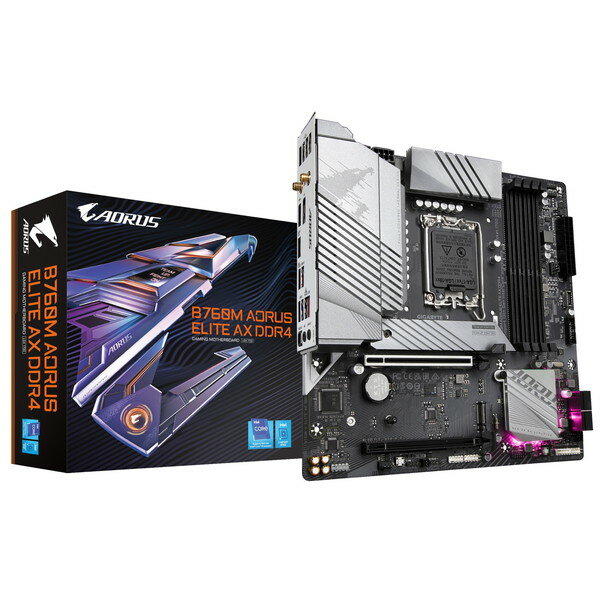 GIGABYTE（ギガバイト） GIGABYTE B760M AORUS ELITE AX DDR4 / microATX対応マザーボード