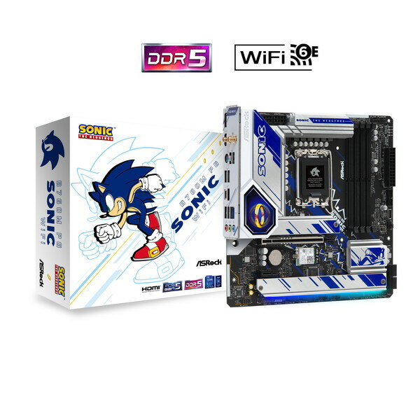 【5/25限定!エントリー&抽選で最大100%Pバック】 ASRock B760M PG SONIC WiFi [マザーボード]