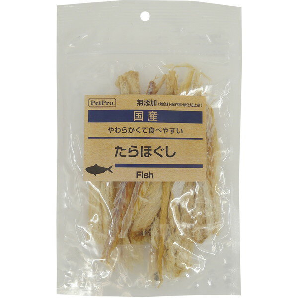 ペットプロ 国産おやつ たらほぐし 30g