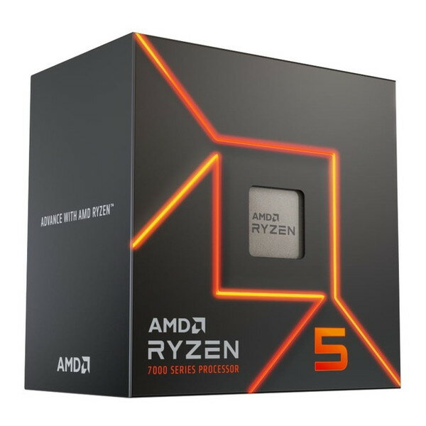 【 国内正規品 3年保証 】 AMD Ryzen5 7600 With Wraith Stealth Cooler 100-100001015BOX CPU (6C/12T 4.0Ghz 65W)