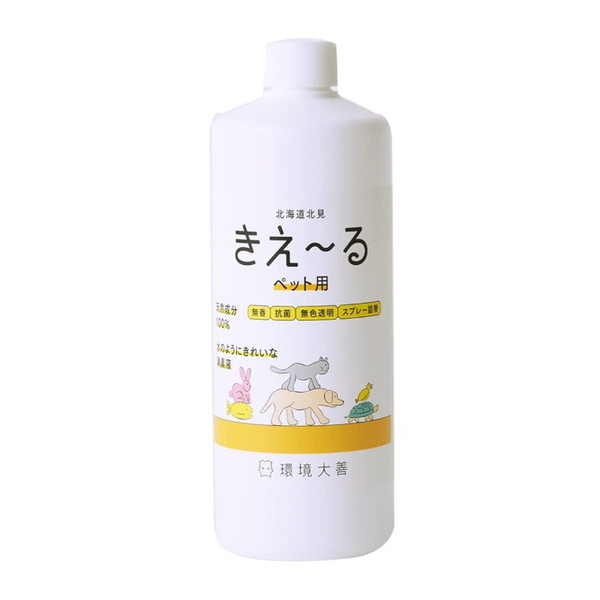 環境ダイゼン きえ～るH ペット用 詰替 500ml 消臭剤