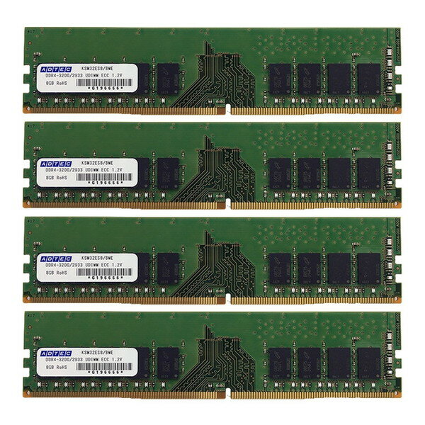 ADTEC ADS3200D-E16GSB4 [ (DDR4-3200 UDIMM ECC 16GB~4 1Rx8)]