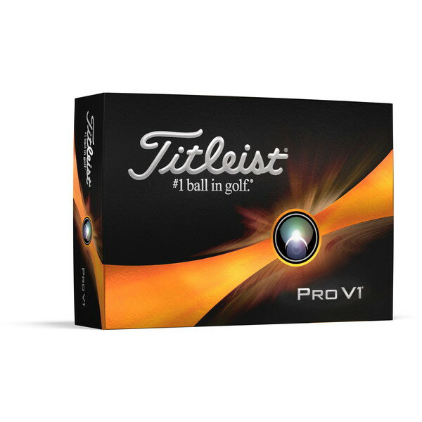 タイトリスト PRO V1 ボール 2023年モデル ローナンバー 1ダース(12個入り) 【日本正規品】