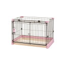 犬 サークル Richell リッチェル 屋内 扉 もっとお掃除簡単ペットサークル 90-60 ライトピンク