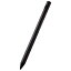 ELECOM P-TPACST03BK ブラック タッチペン スタイラスペン 充電式 USB Type-C 充電 磁気吸着 極細 樹脂 D型 ペン先交換可