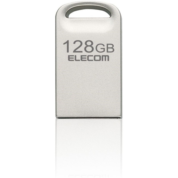 ELECOM MF-SU3A128GSV Vo[ USB 128GB USB3.2(Gen1)/3.1(Gen1)/3.0/2.0 USB A ^ Ǎő200MB/s