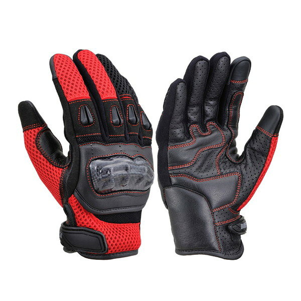デイトナ D32443 カーボンメッシュグローブ DG-003 レッド XLサイズ