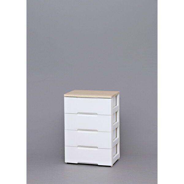 チェスト 4段 HG-554 アイリスオーヤマ アイリス 北欧 白 シンプル 可愛い かわいい 収納ボックス 収納ケース 引き出し4段 幅56cm タンス 棚 プラスチック 衣装ケース 引出し 新生活 一人暮らし メーカー直送のサムネイル