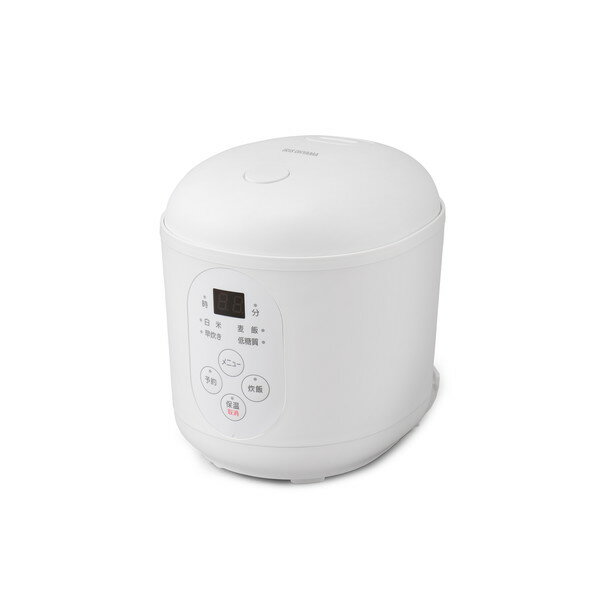アイリスオーヤマ RC-MF15-W ホワイト [マイコン式ジャー炊飯器 1.5合炊き ] メーカー直送