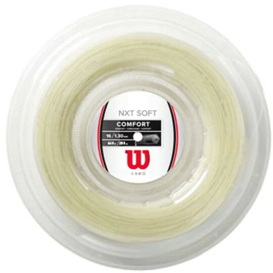 ウイルソン 硬式テニス用 ガット NXT SOFT 16 REEL NATURAL 16G 1.30mm WR83052011