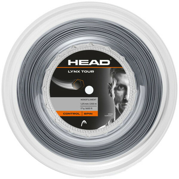 HEAD (ヘッド) 硬式テニス用 ガット リンクス ツアー 200mロール 1.25mm 281799 GR 1